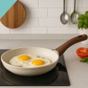 Ver imagem 5 de Frigideira Nanoceramica Inducao 20 Cm Cor Marmore com Tampa Utensilios do Chef