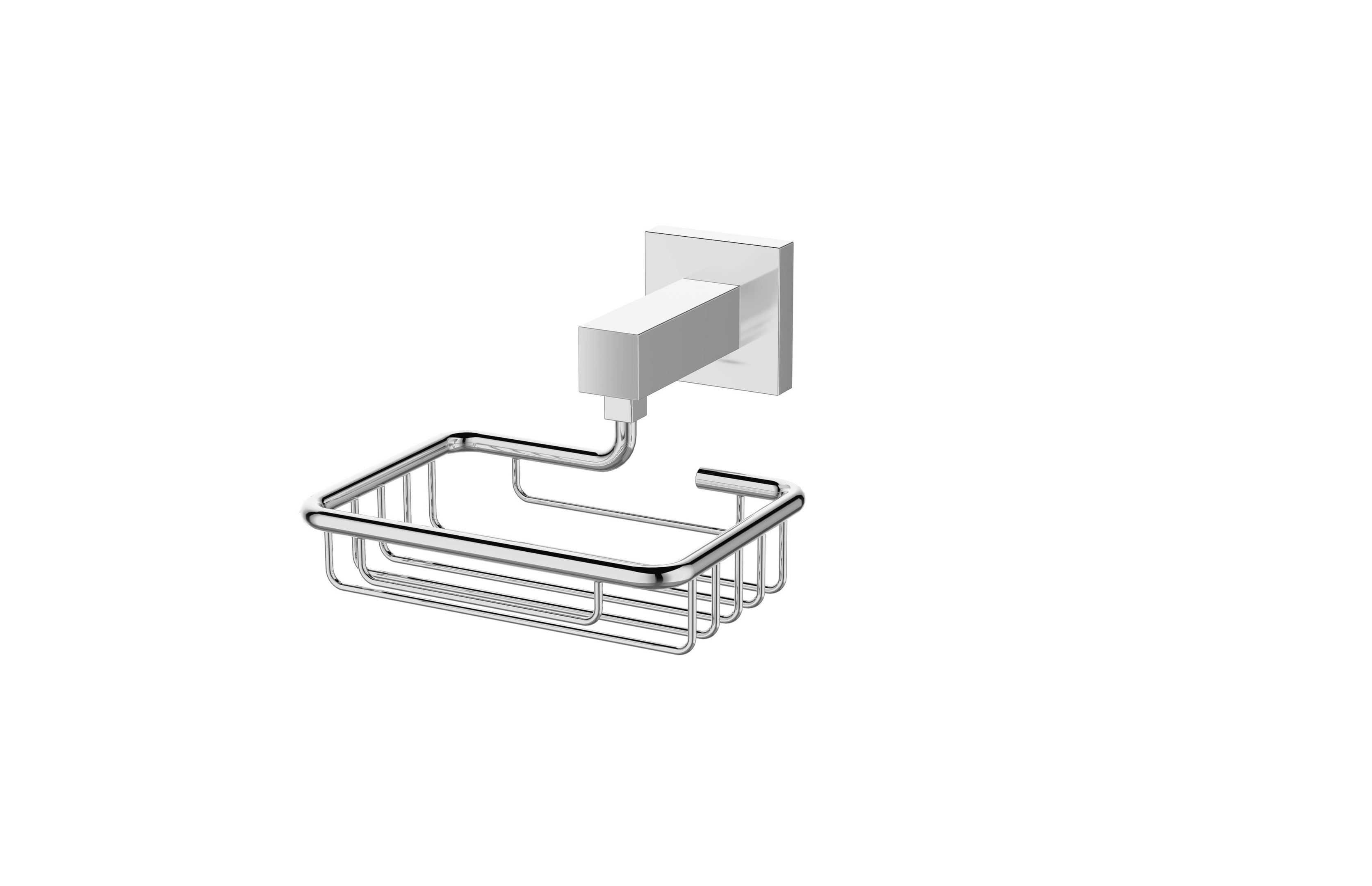 Kit Acessórios Para Banheiro 5 Peças Quadrado Cromado - Jiwi - WJ-1500 - 3