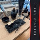 Ver imagem 5 de Jarra porta shoyu Japonesa Preta Porcelana Sushi Oriental Prattos