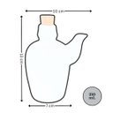 Ver imagem 4 de Jarra porta shoyu Japonesa Preta Porcelana Sushi Oriental Prattos