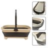 Balde Retrátil de Silicone Dobravel Grande 15l Partna Bege - 2