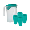 Ver imagem 1 de Conjunto Jarra de 2 Litros e 4 Copos de 470ml