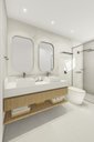 Ver imagem 5 de Toalheiro de Banho Banheiro Duplo 60cm em Aço Inox Polido Brilhante Linha Larissa Stainless