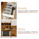 Ver imagem 5 de Cozinha Completa Compacta 8 Portas 2 Gavetas Viena 1,80m - Jequitiba Areia