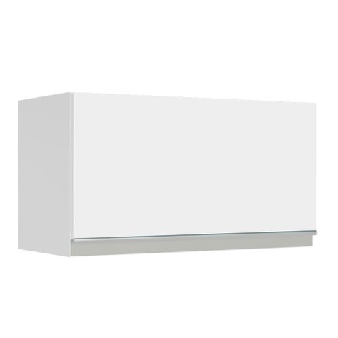 Armário de Cozinha Aéreo 60 cm 1 Porta Suspensa Branco Glamy Madesa