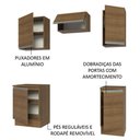 Ver imagem 5 de Armário de Cozinha Compacta 160cm Rustic Glamy Madesa 07