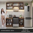 Ver imagem 7 de Armário de Cozinha Compacta 160cm Rustic Glamy Madesa 07