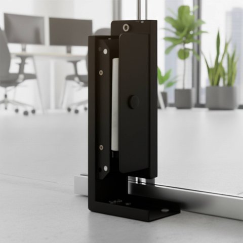 Fechadura Eletromagnética Eletroimã 150kg Piso C/sensor Ipec