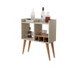 Aparador Moderno para Salas Adega Porta Vinhos Taças Mini Bar Off White - 3
