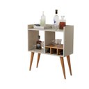 Ver imagem 3 de Aparador Moderno para Salas Adega Porta Vinhos Taças Mini Bar Off White