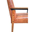 Ver imagem 4 de Poltrona Decorativa Fontana Courino Caramelo