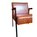 Ver imagem 7 de Poltrona Decorativa Fontana Courino Caramelo