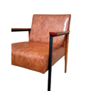 Ver imagem 5 de Poltrona Decorativa Fontana Courino Caramelo