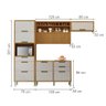 Cozinha 4 Peças Nesher Imperatriz 100% Mdf - 10