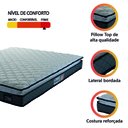 Ver imagem 3 de Colchão Casal Queen Espuma D33 Pillow Top Millenium Cinza/branco Hellen