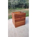 Ver imagem 4 de cachepô em madeira maciça de demolição em oferta