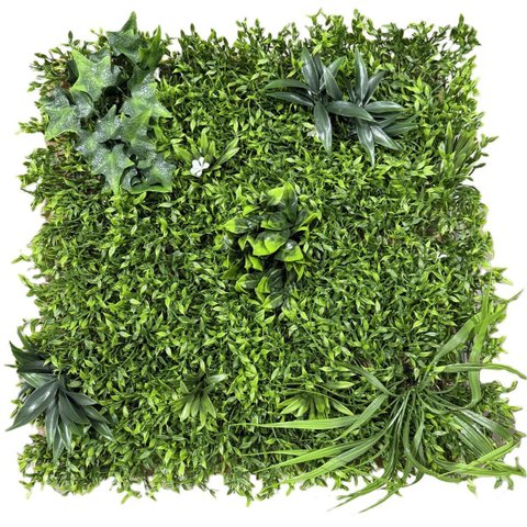 Painel Jardim Vertical Artificial Modulo de 50x50cm - F5078g