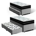 Ver imagem 1 de Cama Box com Colchão de Espuma D45 Pillow In Anjos Ortoconfort + Auxiliar Unique Solteiro 88cm