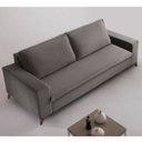 Ver imagem 1 de Sofa 4 Lugares 240cm Veludo Pes Imbuia Gregory
