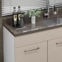 Ver imagem 7 de Balcão Gabinete de Pia 150 Cm 2 Portas e 2 Gavetas (sem Tampo e Pia) Branco/crema Agata Madesa