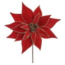 Ver imagem 1 de Haste Bico de Papagaio Natal Rustico Vermelho 25cm 30d