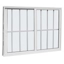 Ver imagem 1 de Janela 2 Folhas com Grade Branco 100x100 Linha 25 Jade