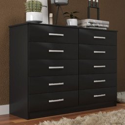 Cômoda 10 Gavetas Premium Black Yescasa - 2