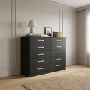 Ver imagem 1 de Cômoda para Quarto 10 Gavetas Premium Preto Yescasa