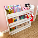 Ver mais imagens de Revisteiro Estante Prateleira Infantil para Livros 70x70 Cm - Branco