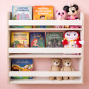 Ver imagem 1 de Revisteiro Estante Prateleira Infantil para Livros 70x70 Cm - Branco