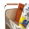 Revisteiro Estante Prateleira Infantil para Livros 70x70 Cm - Branco - 3