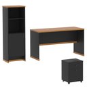 Ver mais imagens de Conjunto Escritório Mesa Armário Gaveteiro Berlin - Vianossa