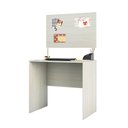 Ver imagem 1 de Escrivaninha Multiuso Compacta com Painel 80cm Prime Luciane Móveis