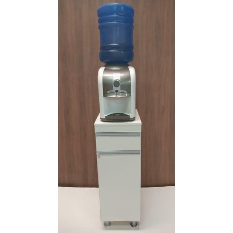 Balcão Suporte para Bebedouro Multi Uso Donatello Branco Fosco Rino Móveis Donateloo Branco Fosco To