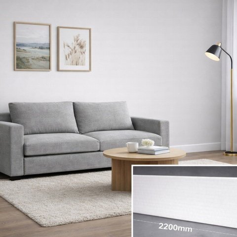 Rodapé de Pvc Revestido em Pet Branco 250cmx10cm Onefloor