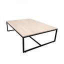 Ver imagem 2 de Mesa de Centro Retangular Industrial Line Devan Móveis Marrom