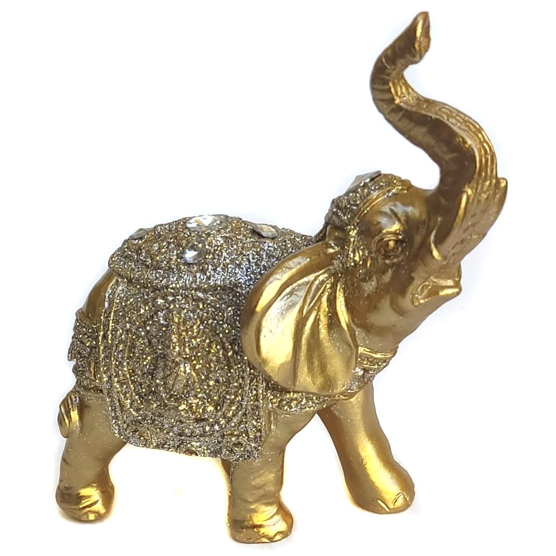 Elefante Decorativo Em Resina Indiano Sabedoria Sorte L