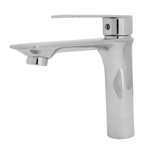 Misturador Monocomando de Mesa Bica Baixa para Banheiro Basique - Cromado Konnen Metais Sanitários p