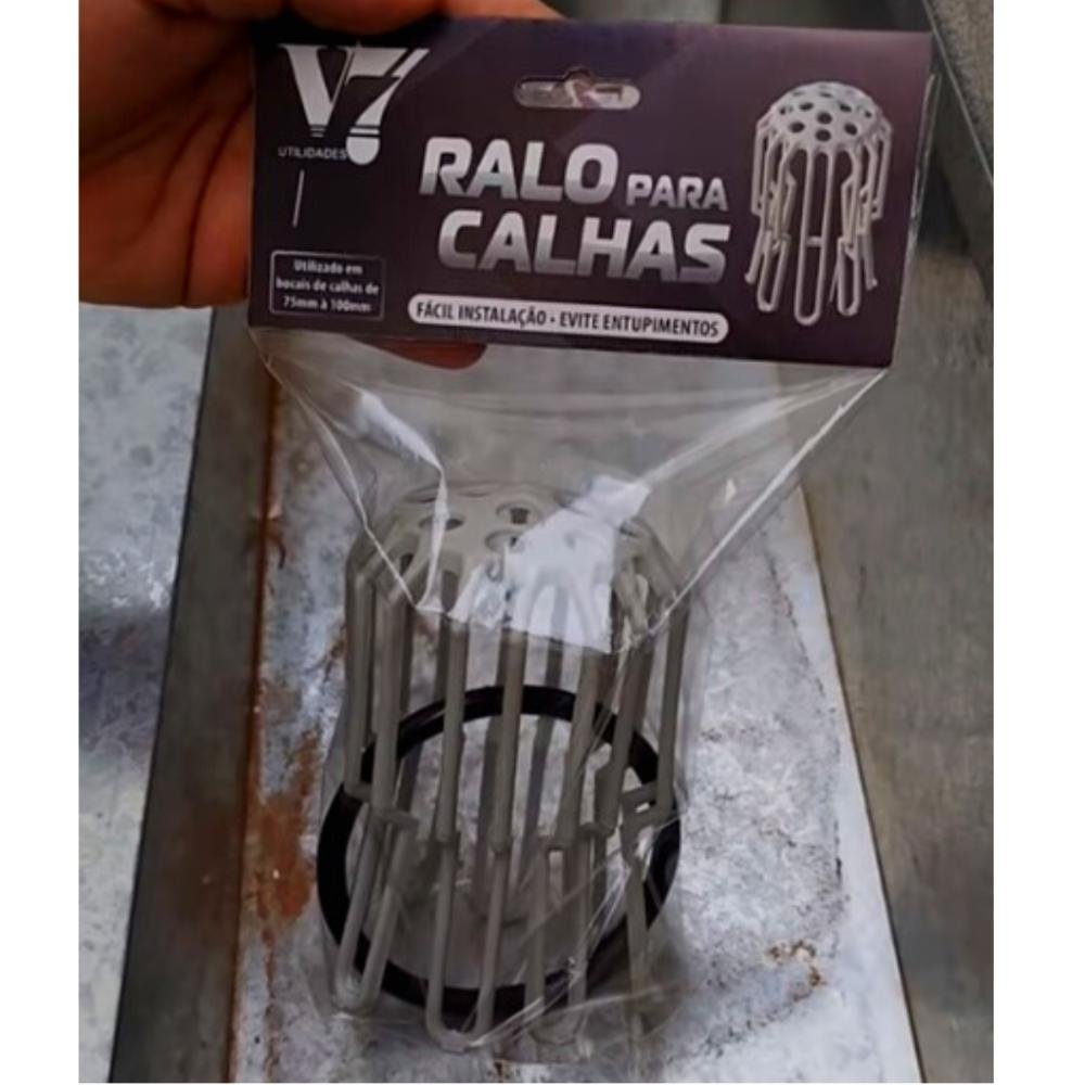 Ralo Abacaxi Flexível Anti Folhas para Calhas de 50mm à 100mm 2 Unid - 9