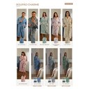 Ver imagem 3 de Roupão Appel Plush Flannel Estampado Toque Macio Cor:metal;tamanho:g