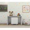 Mesa Organizadora de Brinquedos Infantil 1 Baú 100% Mdf Plancasa Branco Tx - 3