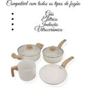 Ver imagem 3 de Jogo de Panelas Vanilla com Revestimento Cerâmico - 4 Peças