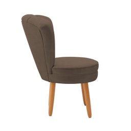 Jogo de Cadeira para Sala de Jantar Estofada Confortáveis com Pés de Madeira Moblan Decor - 5