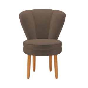 Jogo de Cadeira para Sala de Jantar Estofada Confortáveis com Pés de Madeira Moblan Decor