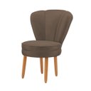 Ver imagem 4 de Jogo de Cadeira para Sala de Jantar Estofada Confortáveis com Pés de Madeira Moblan Decor