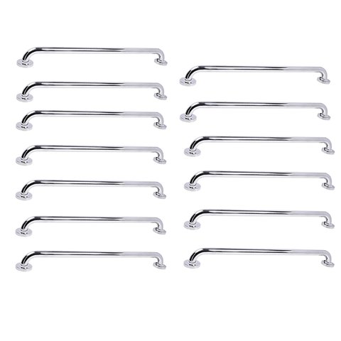 Barra de Apoio 70cm Inox Kit 13 Unidades Suporte Banheiro Box Idoso Gestante Criança Corrimao Escada