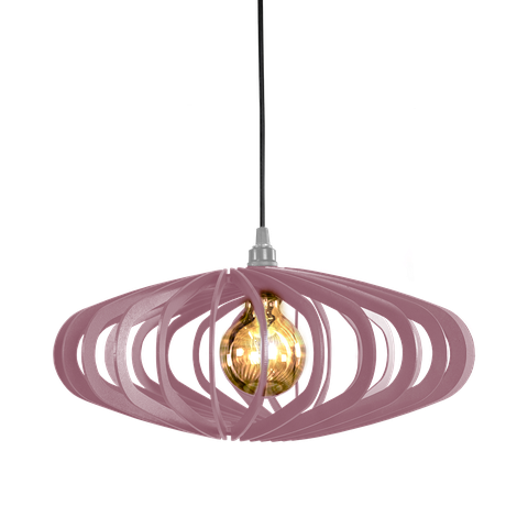 Luminária Teto Lustre Pendente Balcão Cozinha Sala Egito:Rosa