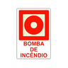 Kit 5 Placas Botoeira Bomba de Incêndio - 1