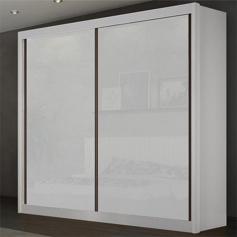 Guarda Roupa Solteiro 2 Portas Milano - Arbo Design