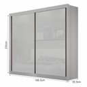 Ver imagem 2 de Guarda Roupa Solteiro 2 Portas Milano - Arbo Design